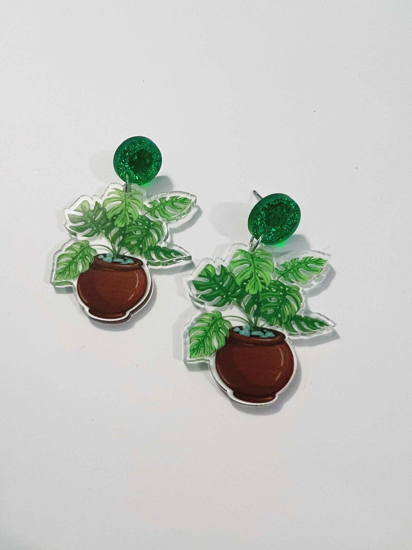 Dangle into Green: Crazy Plant Lady Earrings for the Ultimate Plant Lovers!