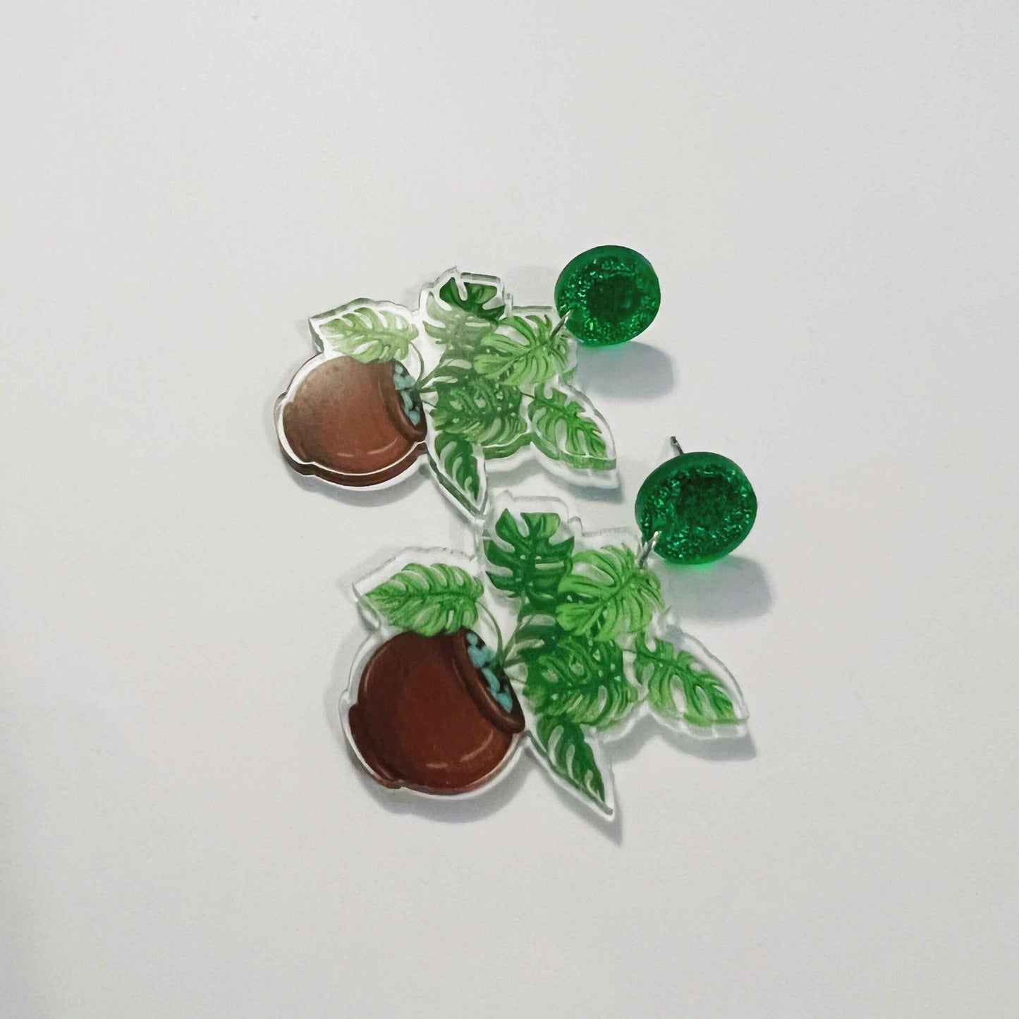 Dangle into Green: Crazy Plant Lady Earrings for the Ultimate Plant Lovers!