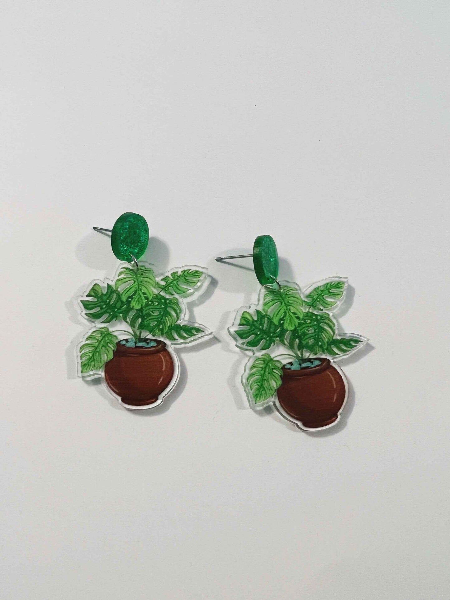 Dangle into Green: Crazy Plant Lady Earrings for the Ultimate Plant Lovers!