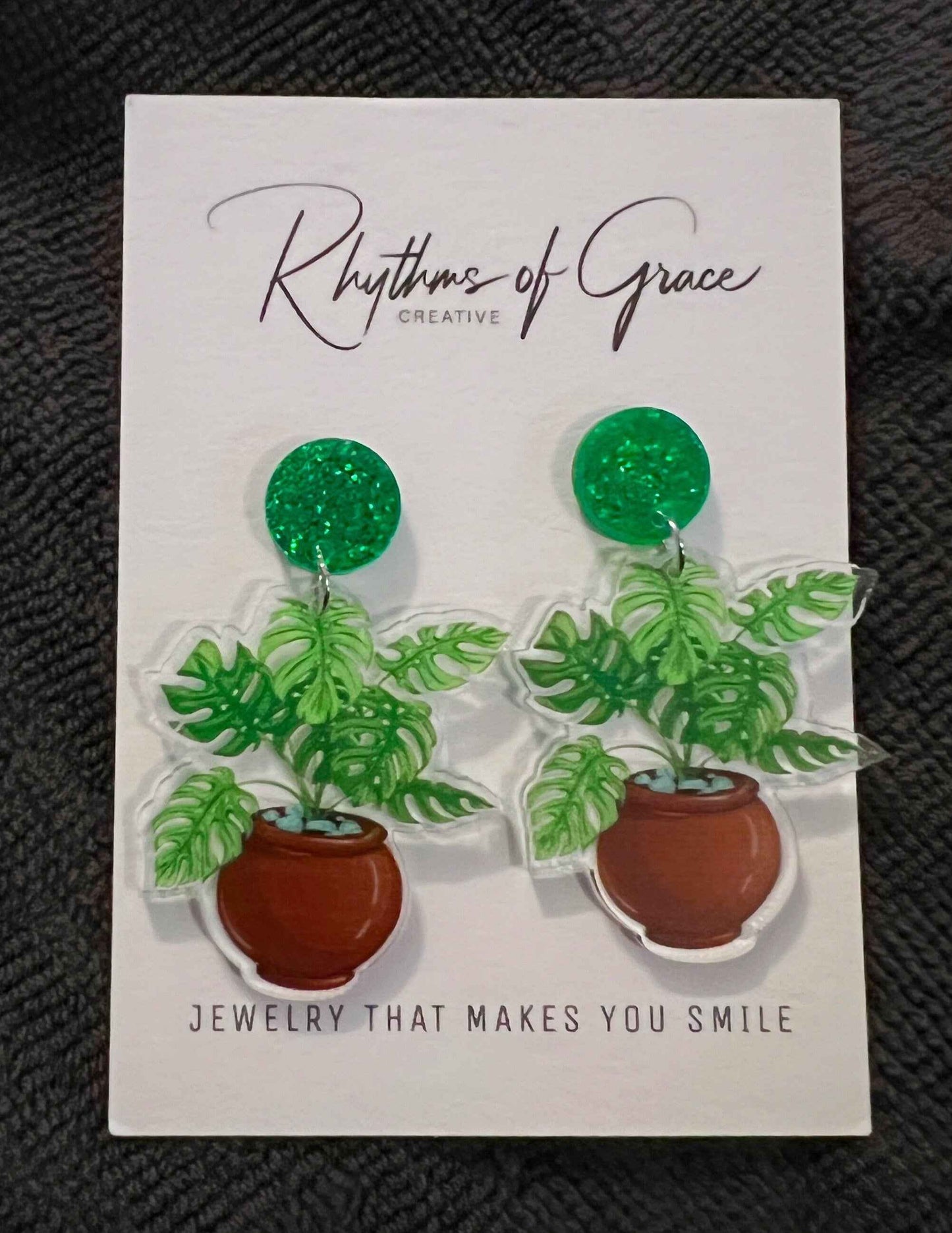 Dangle into Green: Crazy Plant Lady Earrings for the Ultimate Plant Lovers!
