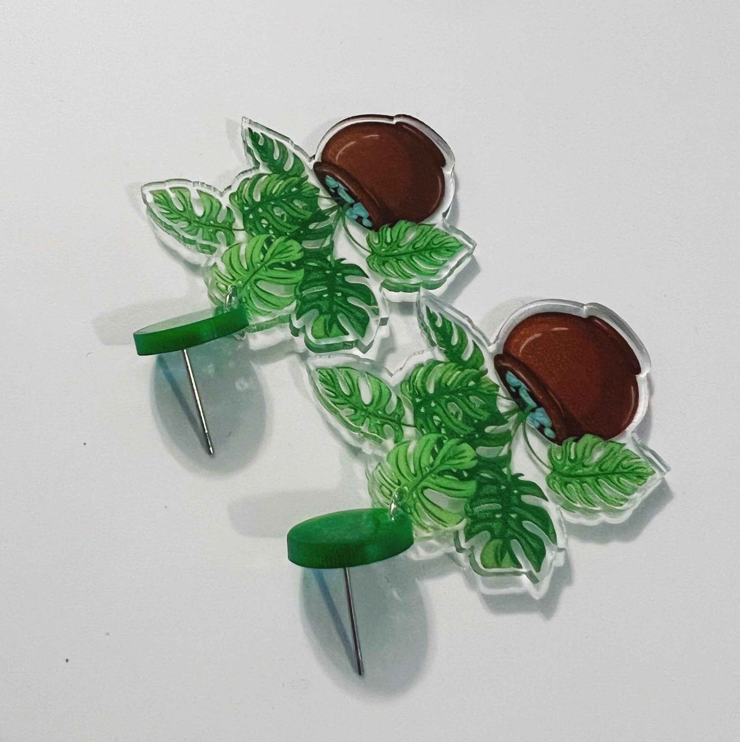 Dangle into Green: Crazy Plant Lady Earrings for the Ultimate Plant Lovers!