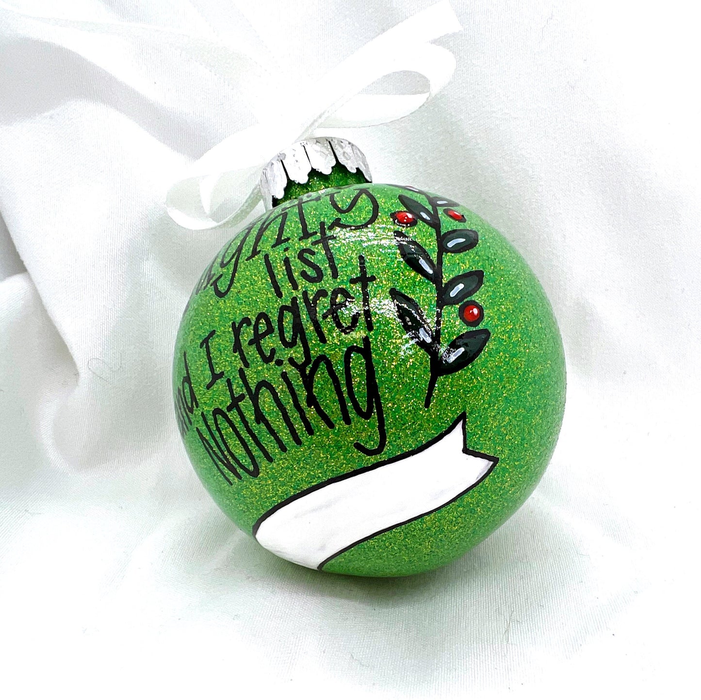 Naughty List Ornament - Christmas Ornament, Holiday Gift, Ornament Exchange, Stocking Stuffer, Personalized Ornament, Teenager Ornament - Rhythms of Grace Creative
