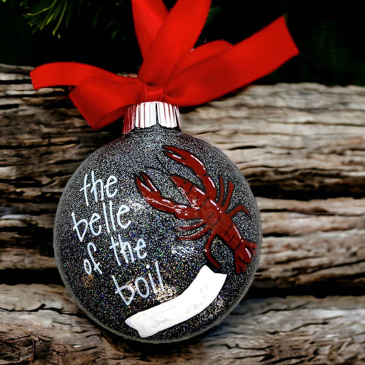Cajun Christmas Ornament - Cajun Ornament, Christmas Ornament, Holiday Ornament, Bayou Ornament, Handmade Ornament, Belle of the Boil