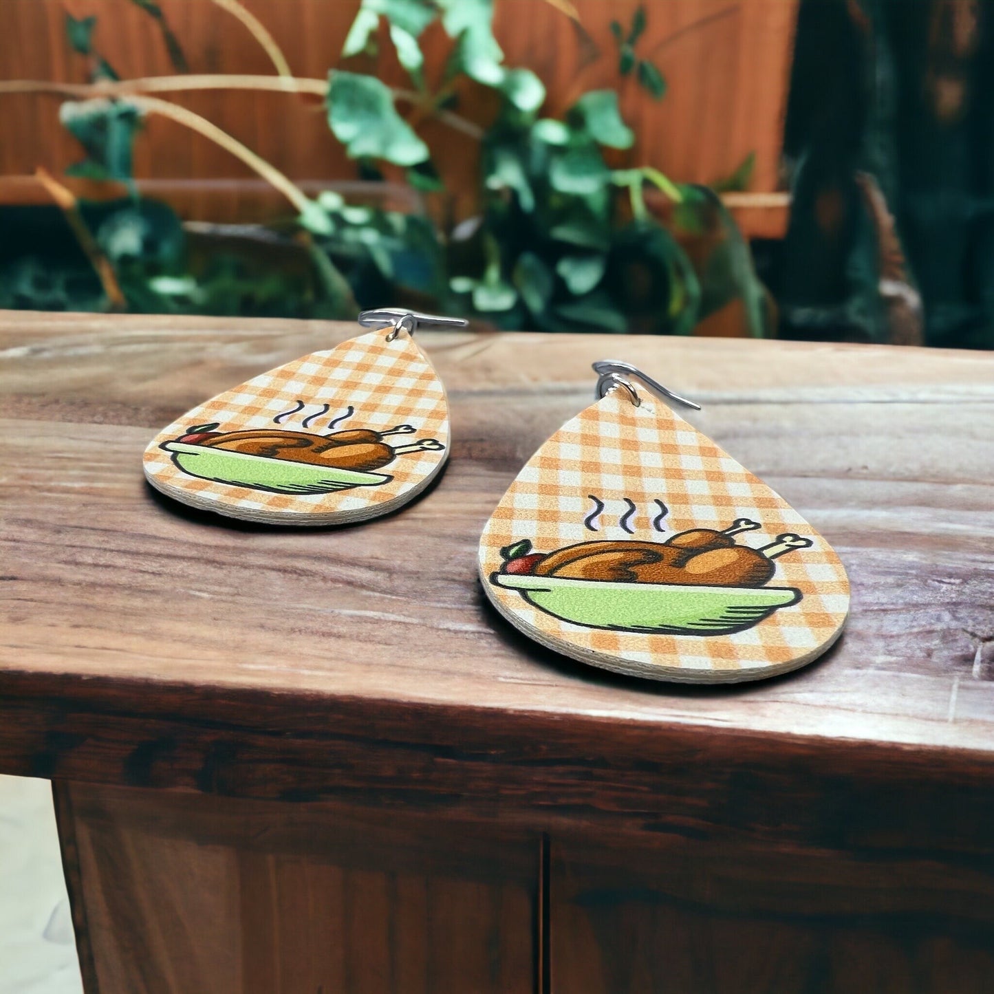 Gobble Gobble Glam: Turkey Teardrop Earrings for Thanksgiving Fun! 🦃 - Rhythms of Grace Creative