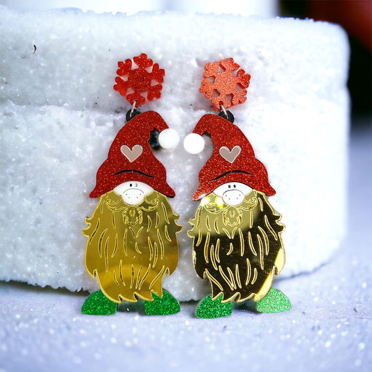 Enchant Your Holidays with Whimsical Christmas Gnome Earrings! 🎄 - Rhythms of Grace Creative