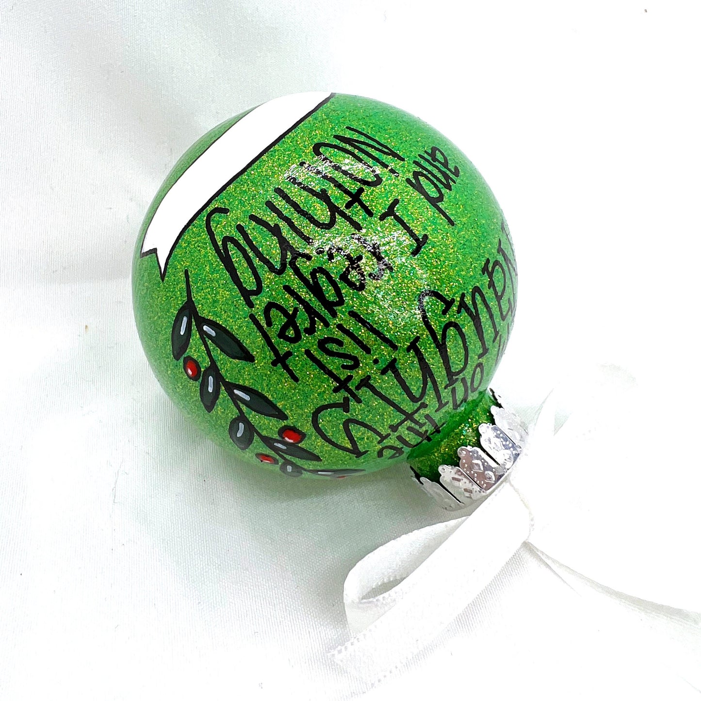 Naughty List Ornament - Christmas Ornament, Holiday Gift, Ornament Exchange, Stocking Stuffer, Personalized Ornament, Teenager Ornament - Rhythms of Grace Creative