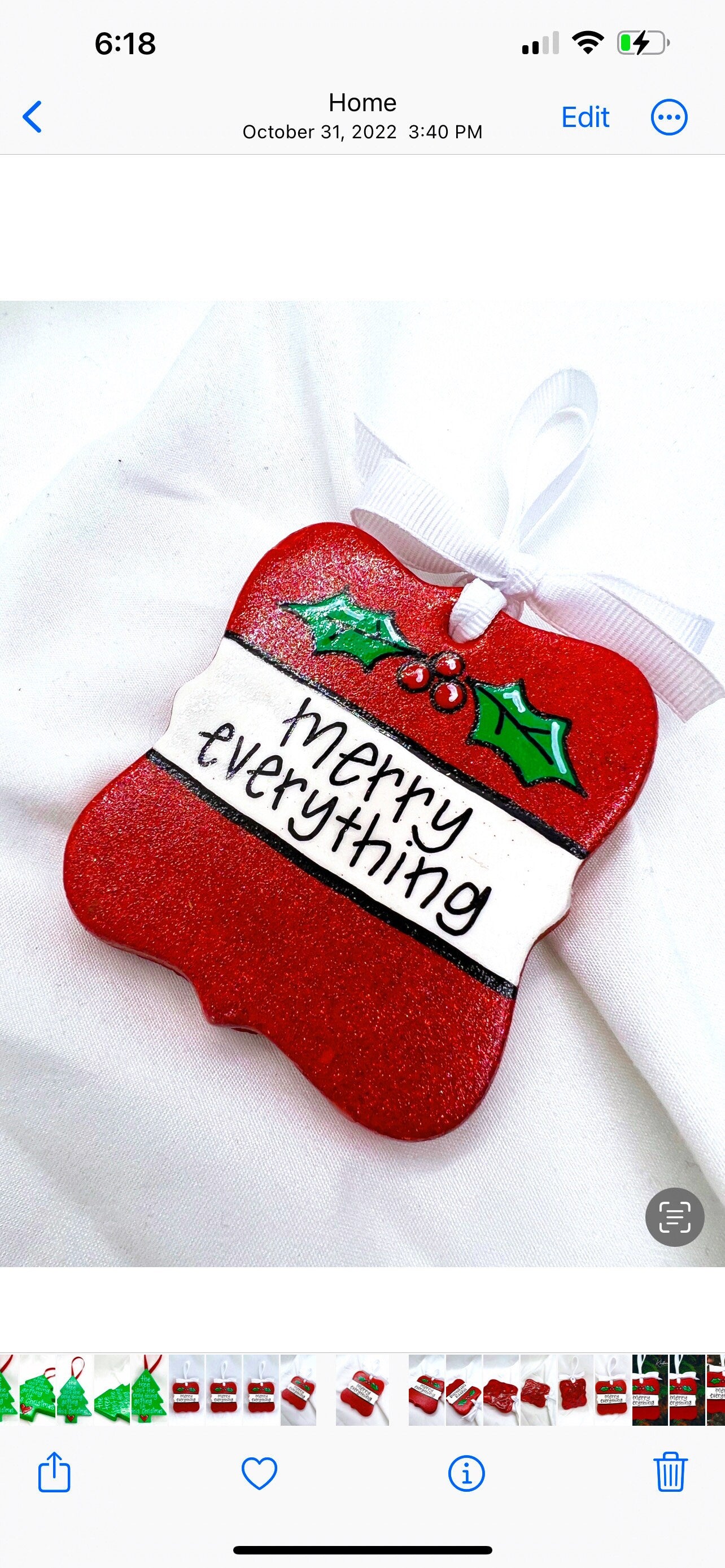 Self Growth Ornament - Friendship Ornament, Christmas Ornament, Holiday Ornament, Long Distance, Best Friend, Stocking Stuffer, Pastels - Rhythms of Grace Creative