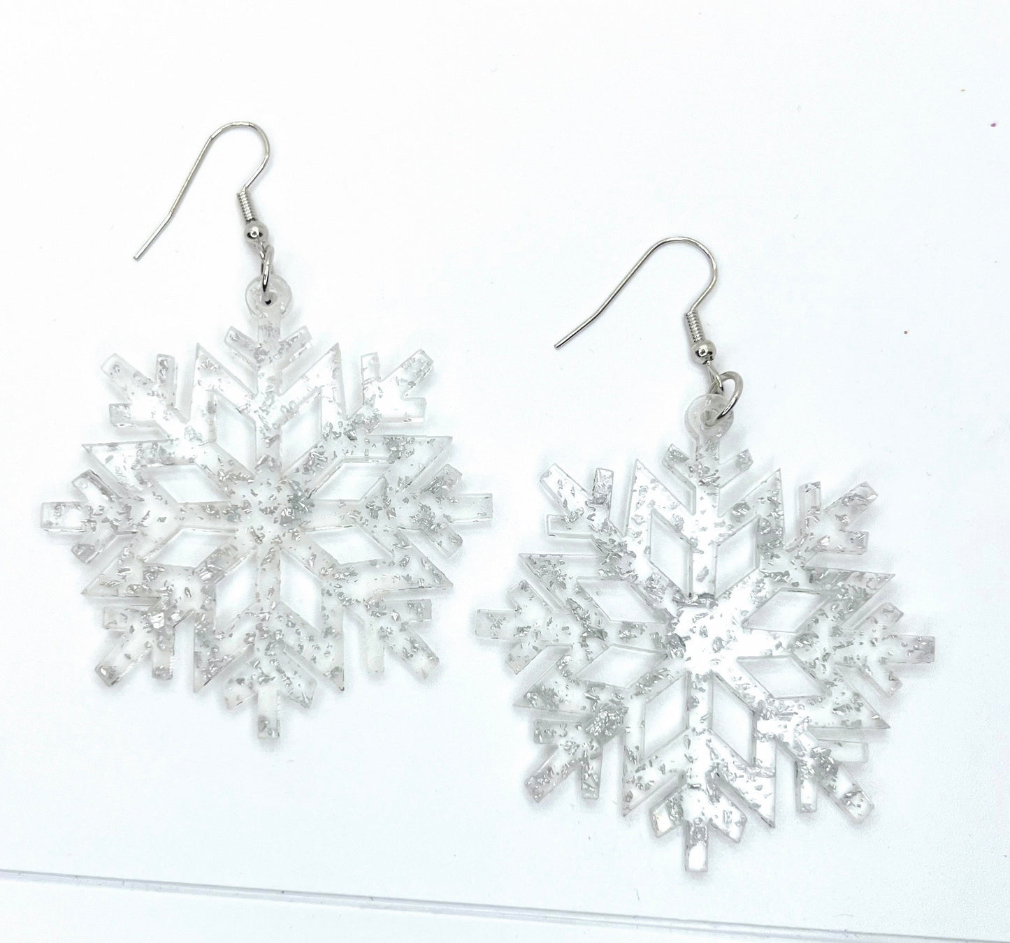 Frosty Glamour: Whimsical Snowflake Dangle Earrings for the Holidays! - Rhythms of Grace Creative