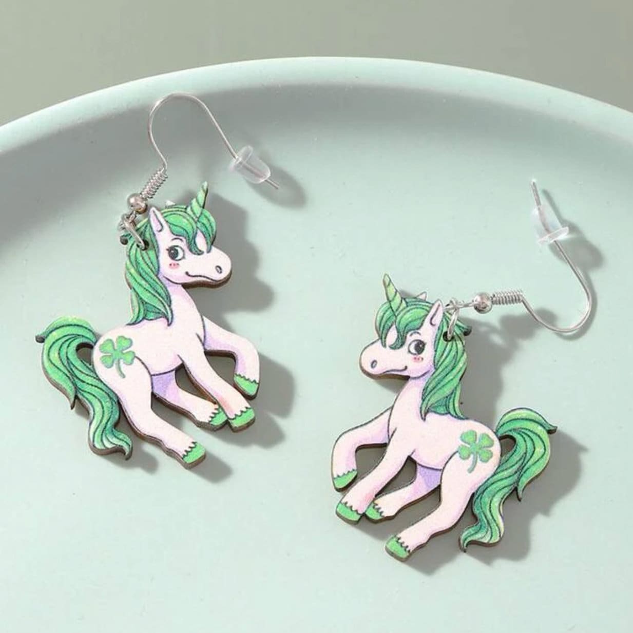 Bring on the Luck: Adorable St. Patrick's Day Unicorn Earrings! - Rhythms of Grace Creative