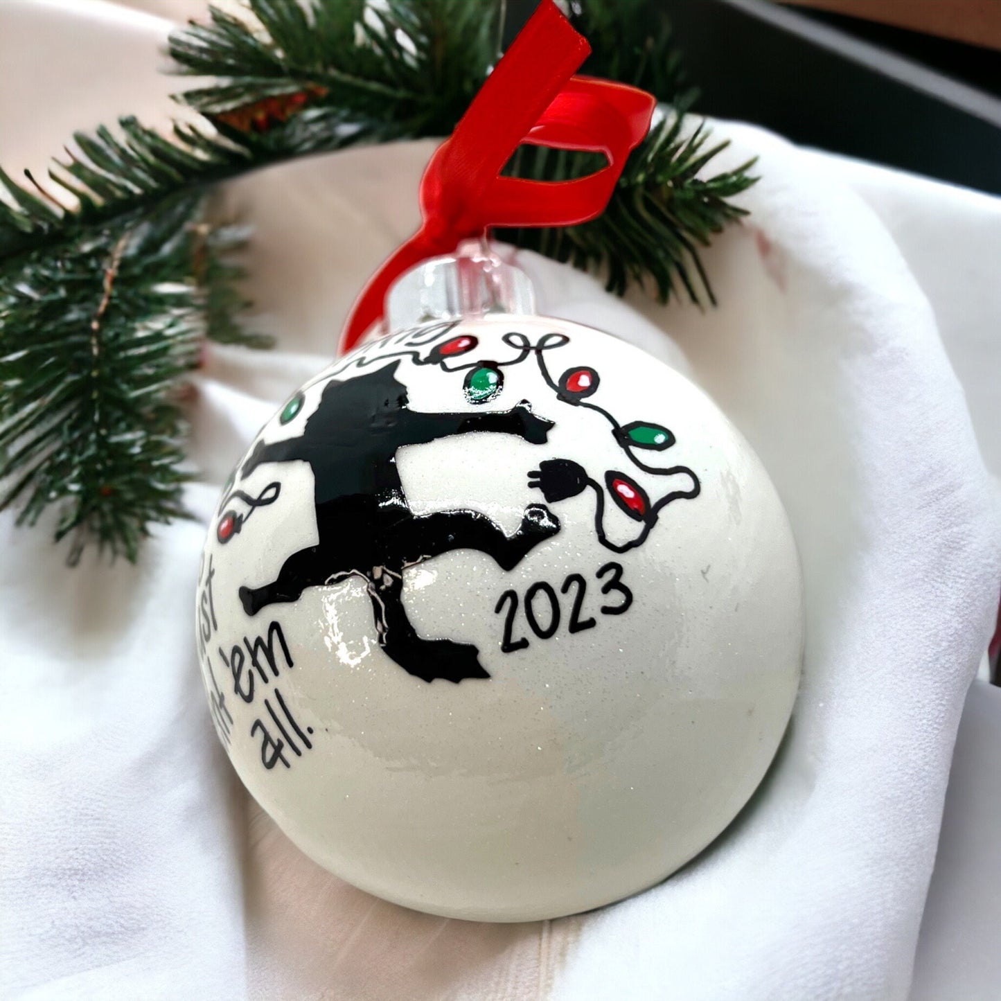 National Lampoon Ornament - Griswold Christmas, Christmas Ornament, Holiday Ornament, Clark Griswold, Ornament Exchange, Lampoon Christmas - Rhythms of Grace Creative