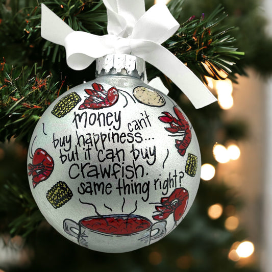 Cajun Christmas Ornament - Cajun Ornament, Christmas Ornament, Holiday Ornament, Crawfish Boil Ornament, Handmade Ornament, Crayfish