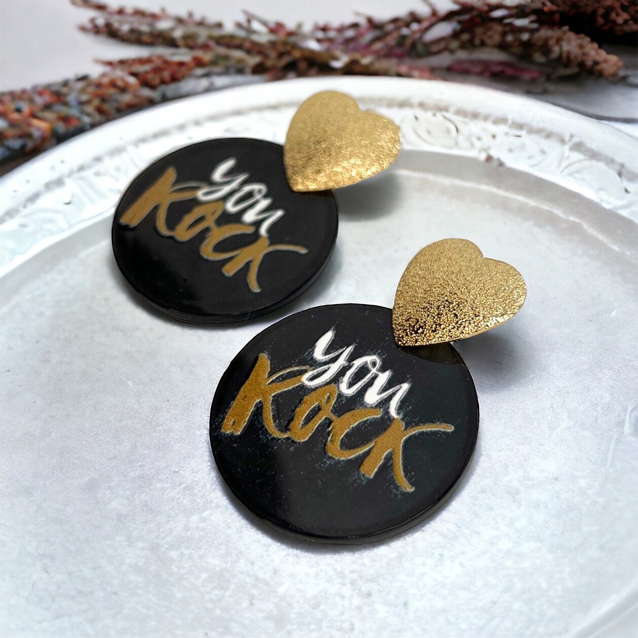 You Rock Earrings - Spread the Love This Valentine's Day! - Rhythms of Grace Creative