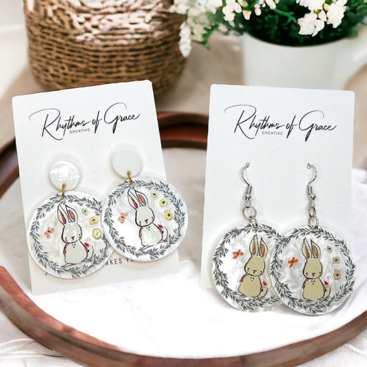 Easter Egg-citement: Adorable Bunny Earrings for a Stylish Spring! - Rhythms of Grace Creative