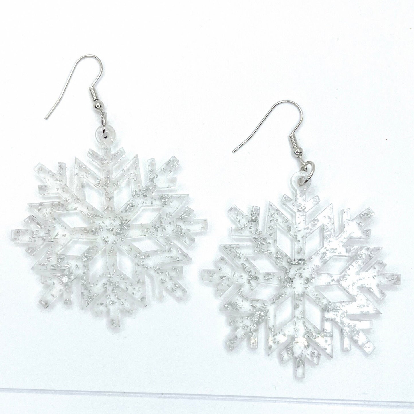 Frosty Glamour: Whimsical Snowflake Dangle Earrings for the Holidays! - Rhythms of Grace Creative