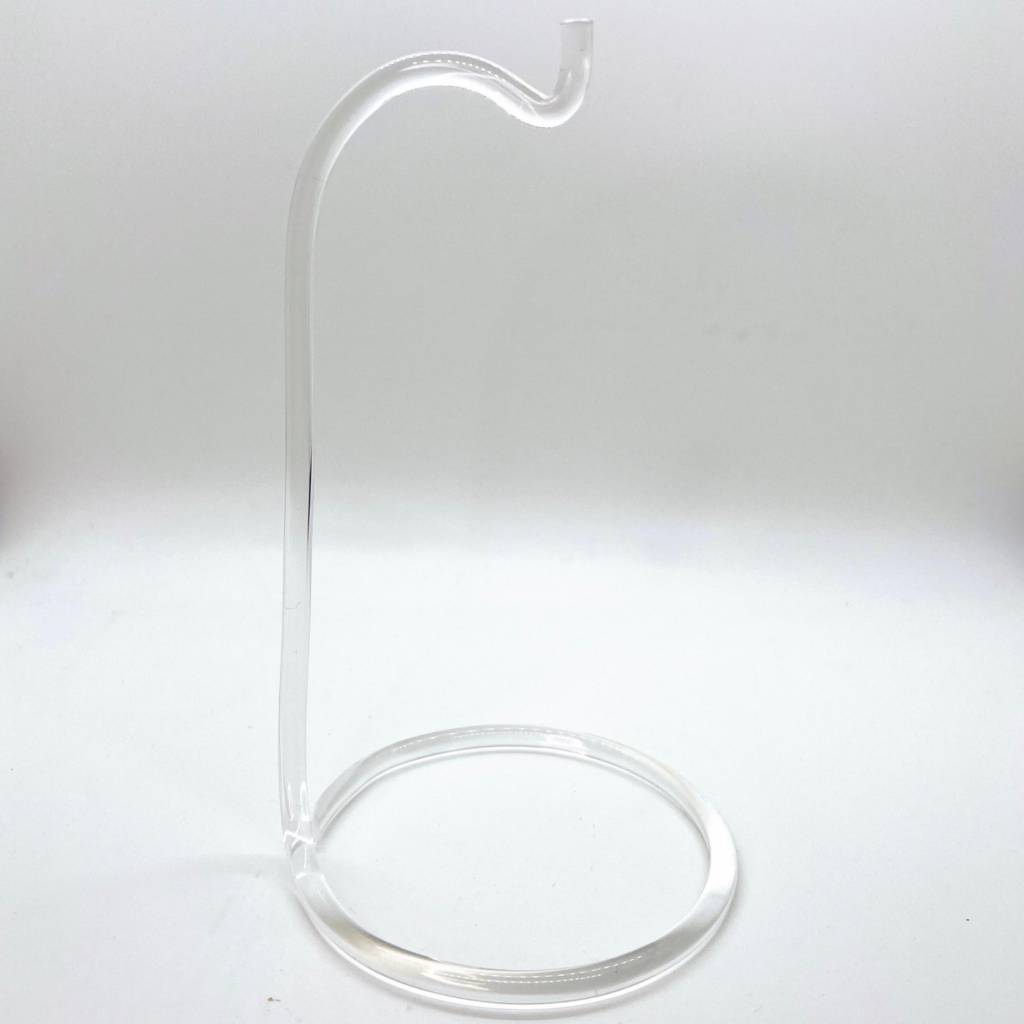 Clear Acrylic Ornament Stand, Ornament Hanger, 6” Display Stand, Ornament Display, Acrylic Stand - Rhythms of Grace Creative