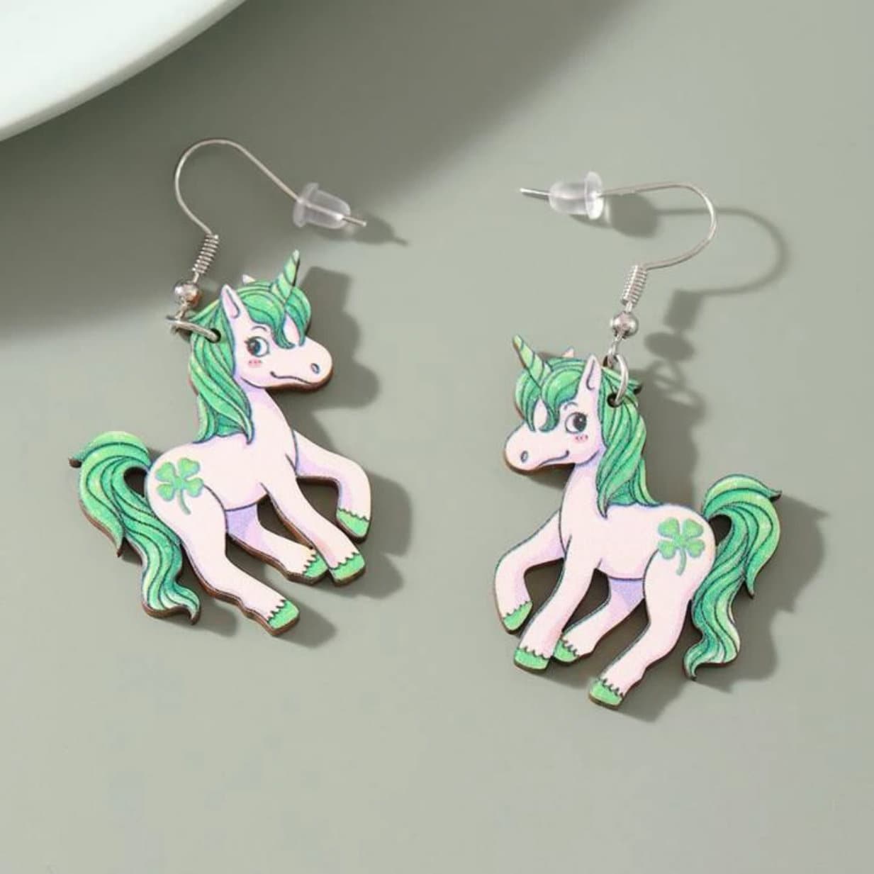 Bring on the Luck: Adorable St. Patrick's Day Unicorn Earrings! - Rhythms of Grace Creative