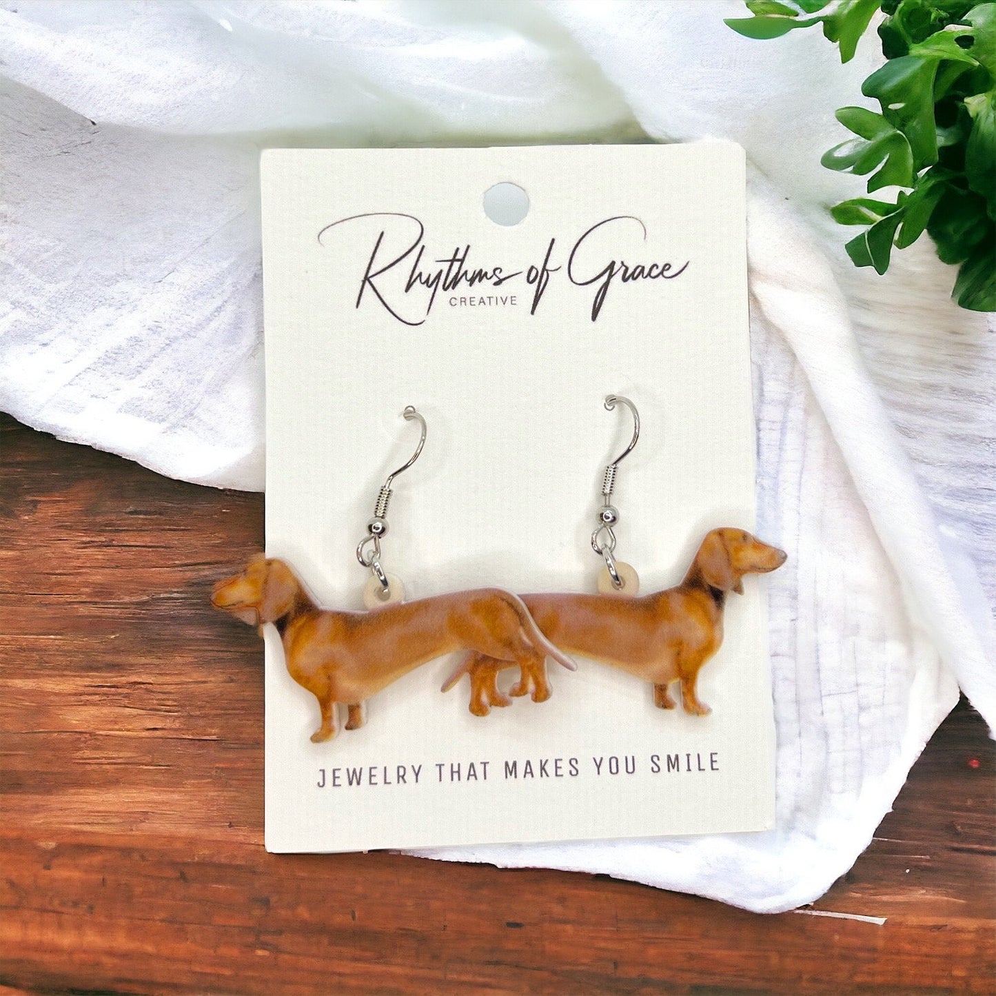 Weenie Wonderland: Cutest Dachshund Earrings Ever! - Rhythms of Grace Creative