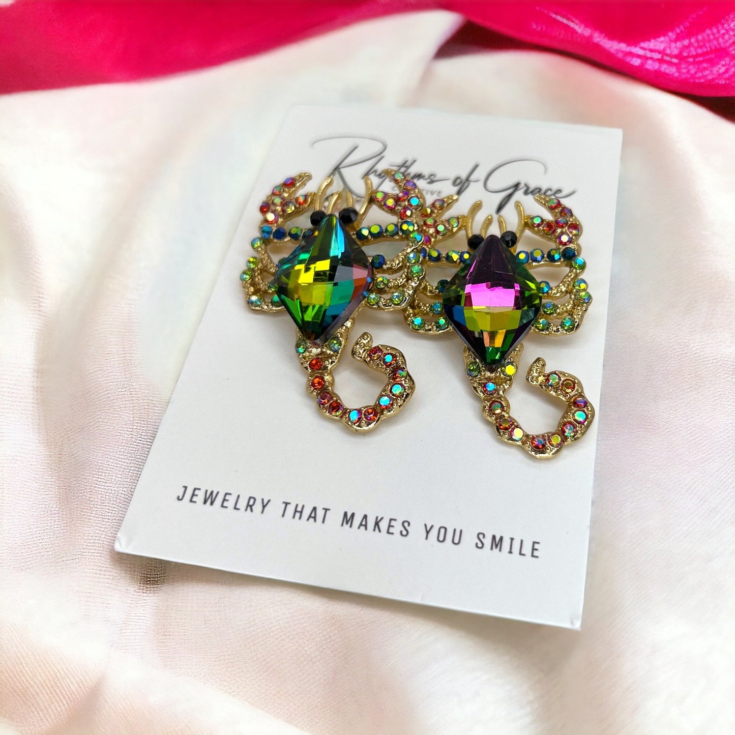 Scorpion Earrings - Scorpion Jewelry, Handmade Earrings, Handmade Jewelry, Animal Earrings, Animal Jewelry, Scorpions, Scorpio Earrings