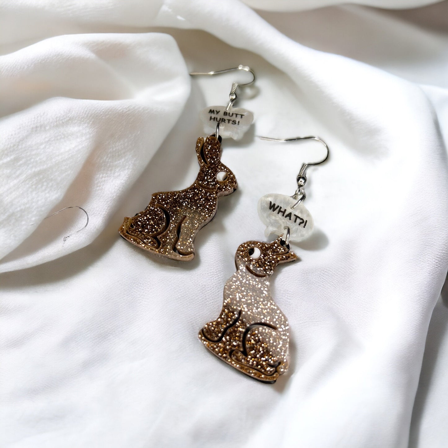 Hop-tastic Chocolate Rabbit Earrings: Ears to a Hilarious Easter! - Rhythms of Grace Creative
