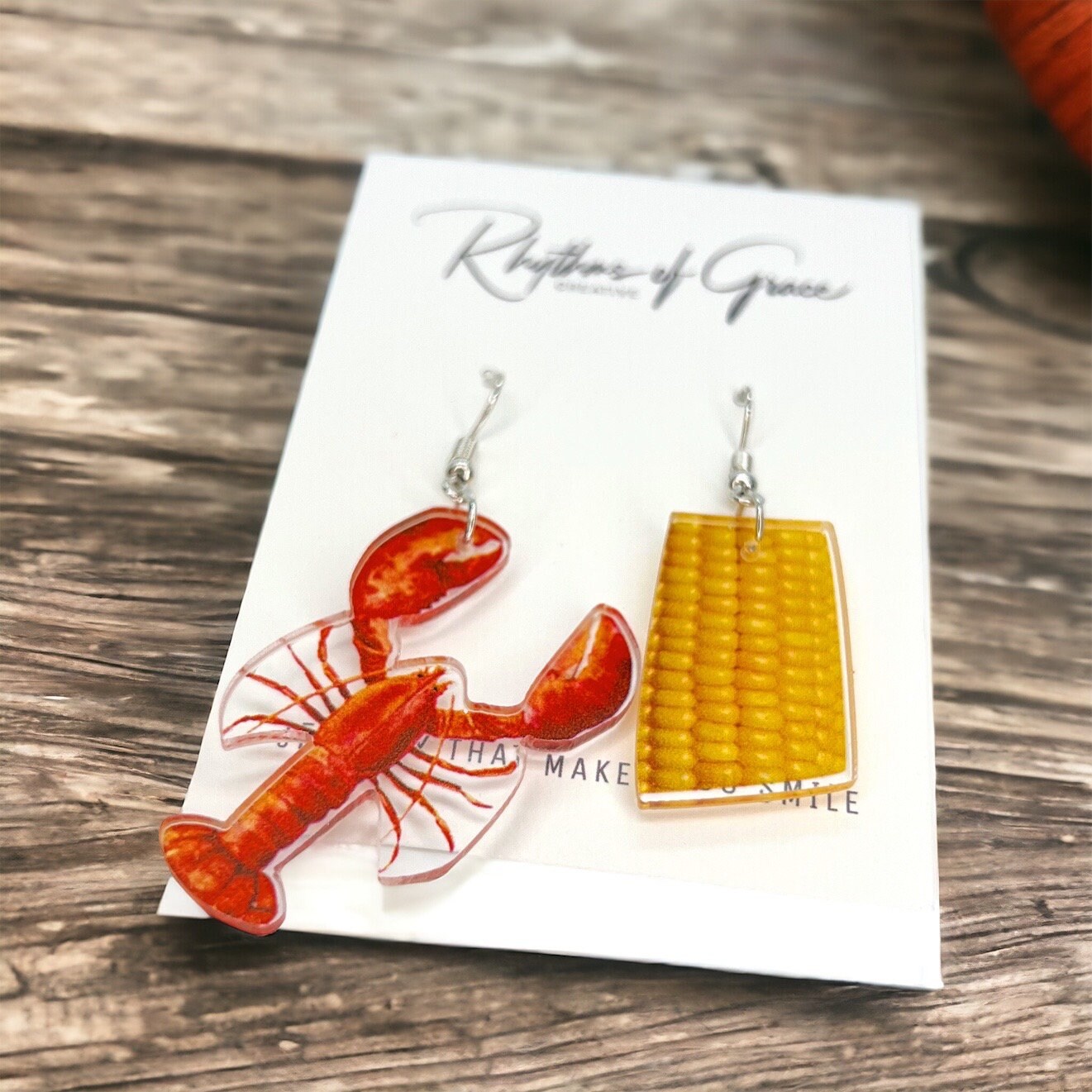 Dive into the Crawfish Craze with Our Crawfish Boil Earrings! - Rhythms of Grace Creative