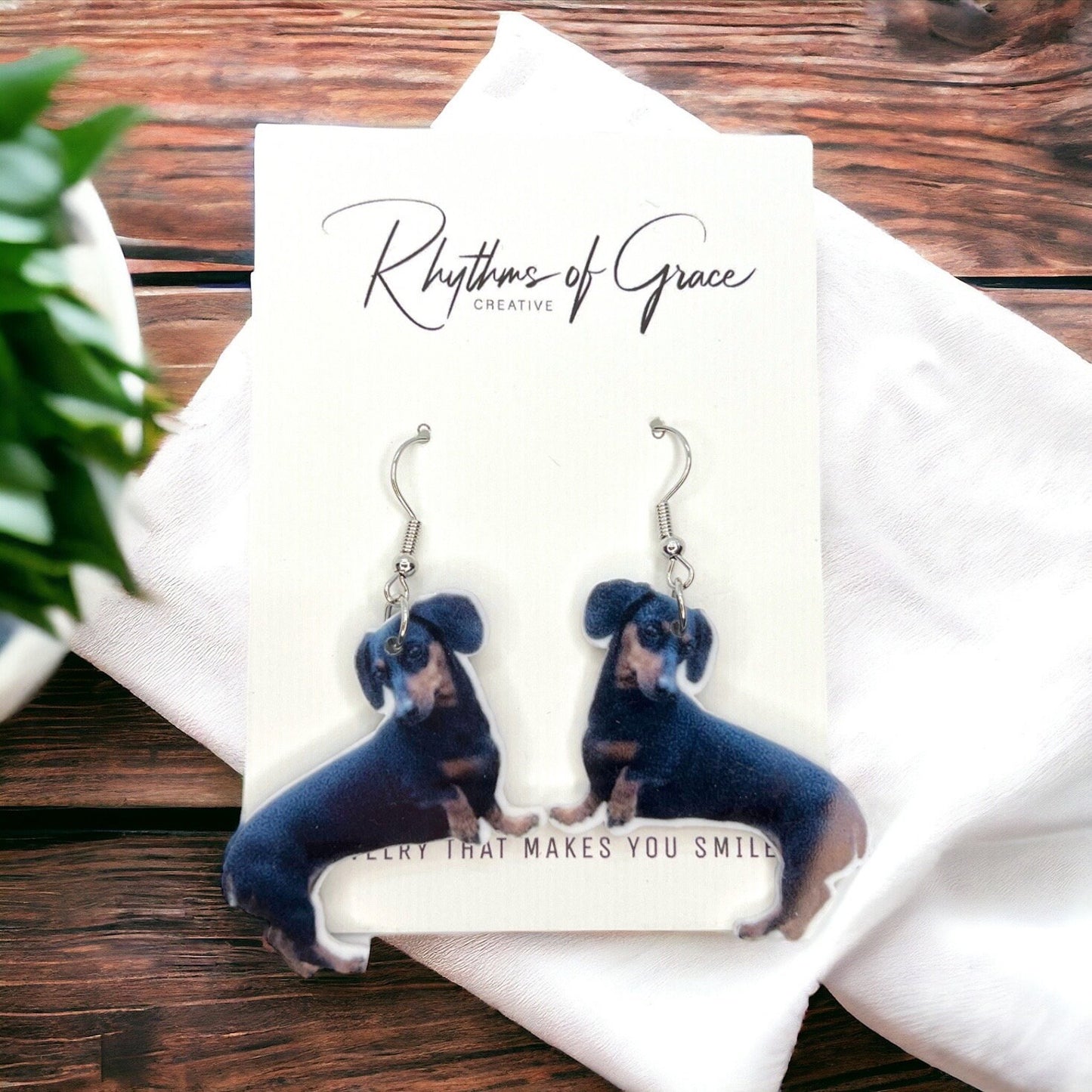 Weenie Wonderland: Cutest Dachshund Earrings Ever! - Rhythms of Grace Creative