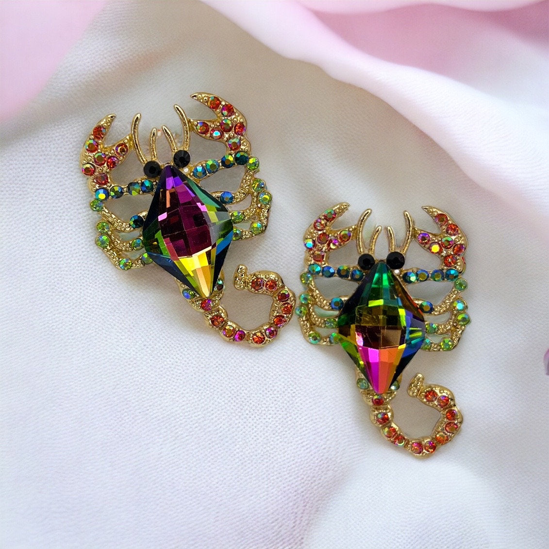 Scorpion Earrings - Scorpion Jewelry, Handmade Earrings, Handmade Jewelry, Animal Earrings, Animal Jewelry, Scorpions, Scorpio Earrings