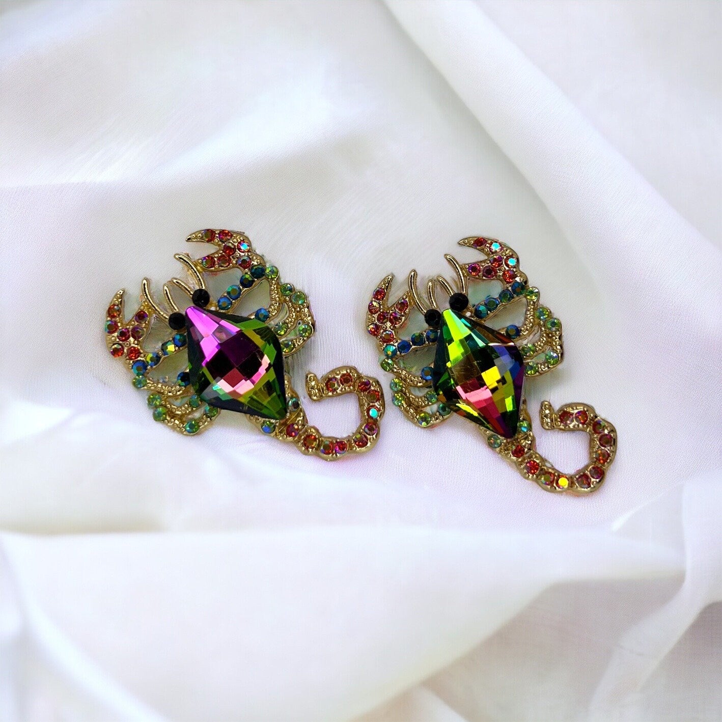 Scorpion Earrings - Scorpion Jewelry, Handmade Earrings, Handmade Jewelry, Animal Earrings, Animal Jewelry, Scorpions, Scorpio Earrings