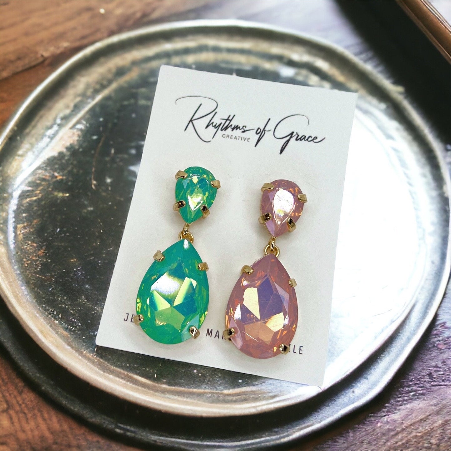 Gender Reveal Earrings - Baby Shower, New Mom, Mother’s Day, Mom Earrings, Momma Earrings, Mama Earrings, Team Pink, Team Blue, Pink or Blue