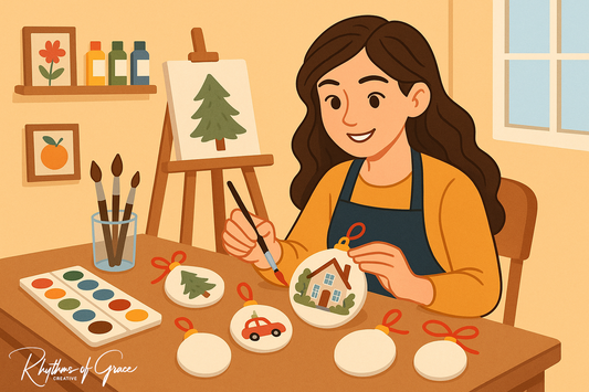 The Story Behind Our Sublimation Ornaments (aka: They’re Not Stickers 😉) ✨