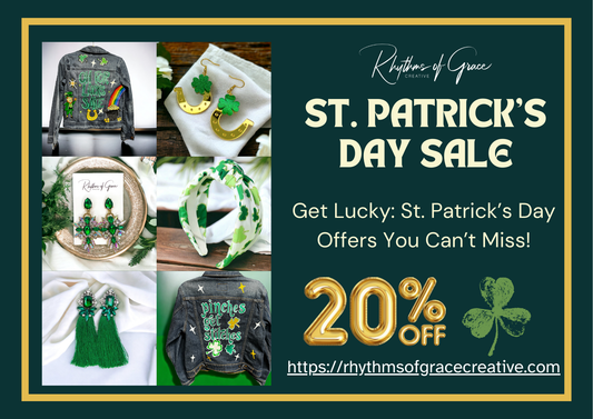 Get Lucky in Style – Shop Our St. Patrick’s Day Collection & Save 20%! 🍀