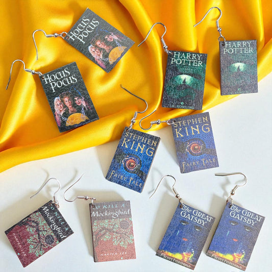📚 Book Earrings – The Perfect Accessory for Every Literary Lover!