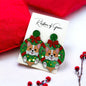 Deck the Halls and Yourself with Christmas Wreath Earrings! 🐾🎄