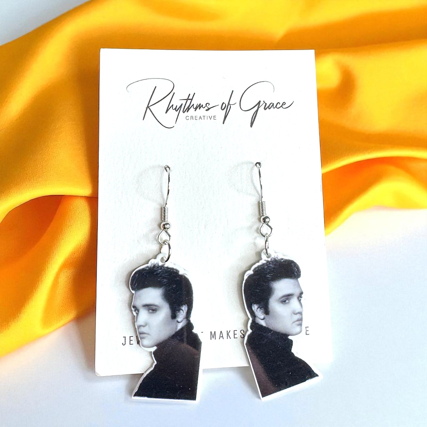 Rock Your Style: Elvis Presley Dangle Earrings - 12 Iconic Designs! 🎸