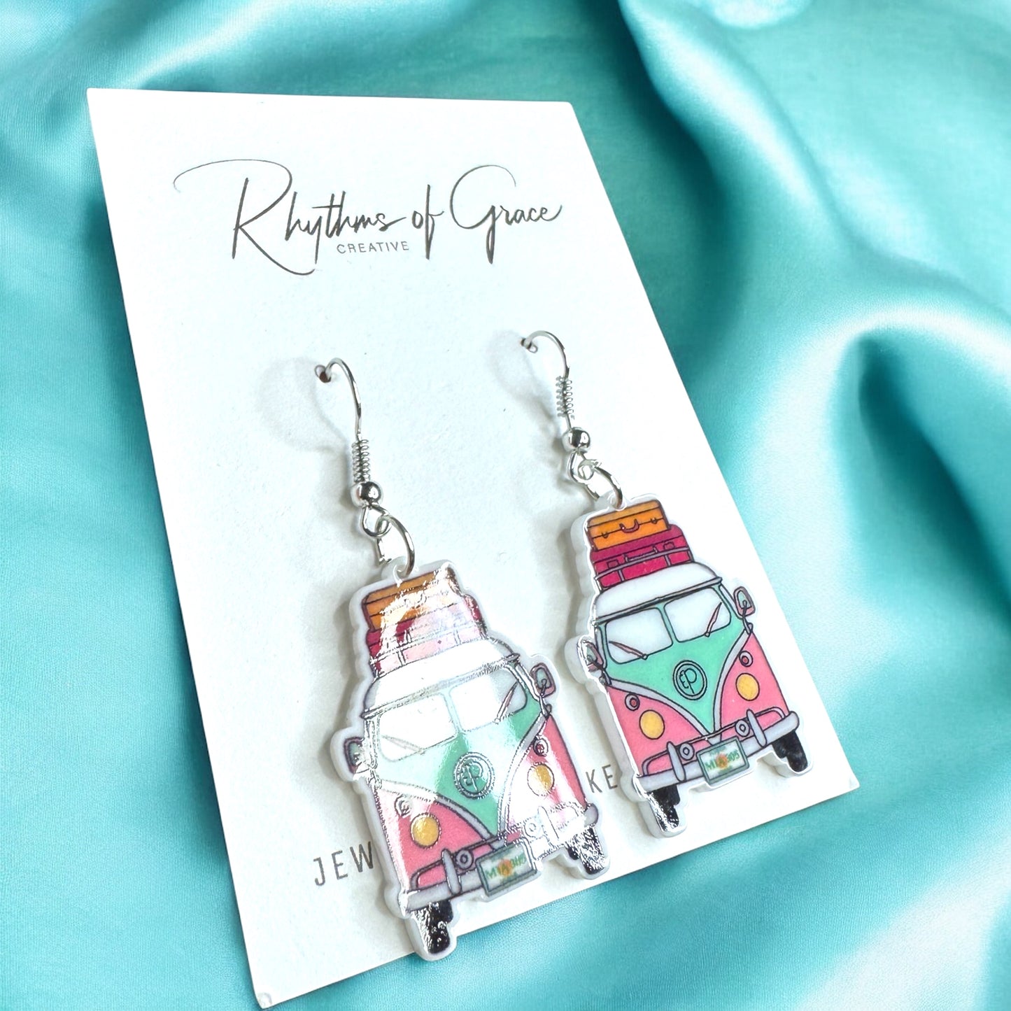 Peace, Love & Volkswagen: Dangle Earrings for the Ultimate Free Spirit!