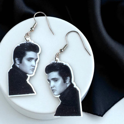 Rock Your Style: Elvis Presley Dangle Earrings - 12 Iconic Designs! 🎸