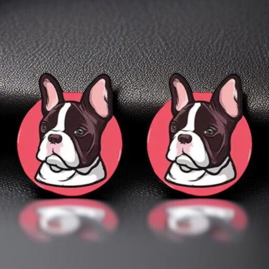 Bulldog Bliss Stud Earrings - Embrace Your Paw-some Style!