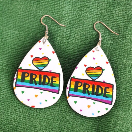 Shine Bright with Our PRIDE Teardrop Earrings!🏳️‍🌈