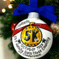 Custom Race Ornament - Marathon Ornament, Triathlon Ornament, Christmas Ornament, Holiday Ornament, Runner Ornament, Running Club, 5K, Race - Rhythms of Grace Creative