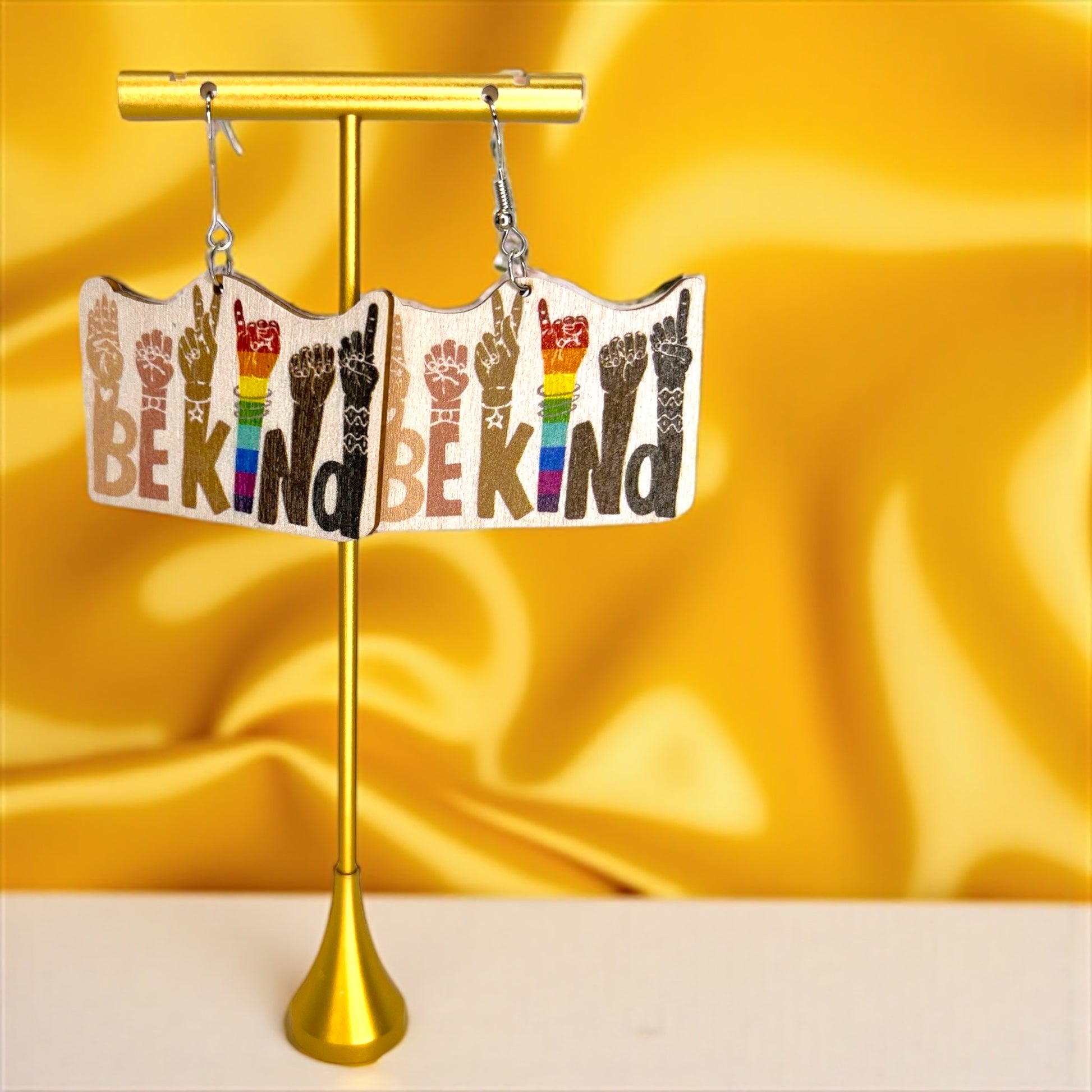 Kindness Earrings Collection: Spread Love & Positivity! 🌈 - Rhythms of Grace Creative