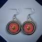 Military Mom Marvels: Marines Cabochon Dangle Earrings!