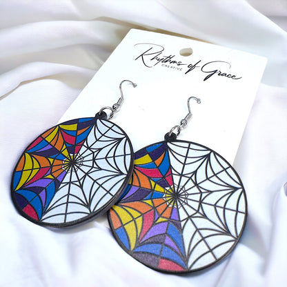 Spooktacular Wednesday Addams Dangle Earrings: Embrace Your Dark Side!
