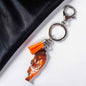 Wooden Tiger Keychain | Durable & Vibrant Tiger Charm | 5"