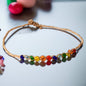 Rainbow Beaded Friendship Bracelet - The Perfect Accessory! 🌈