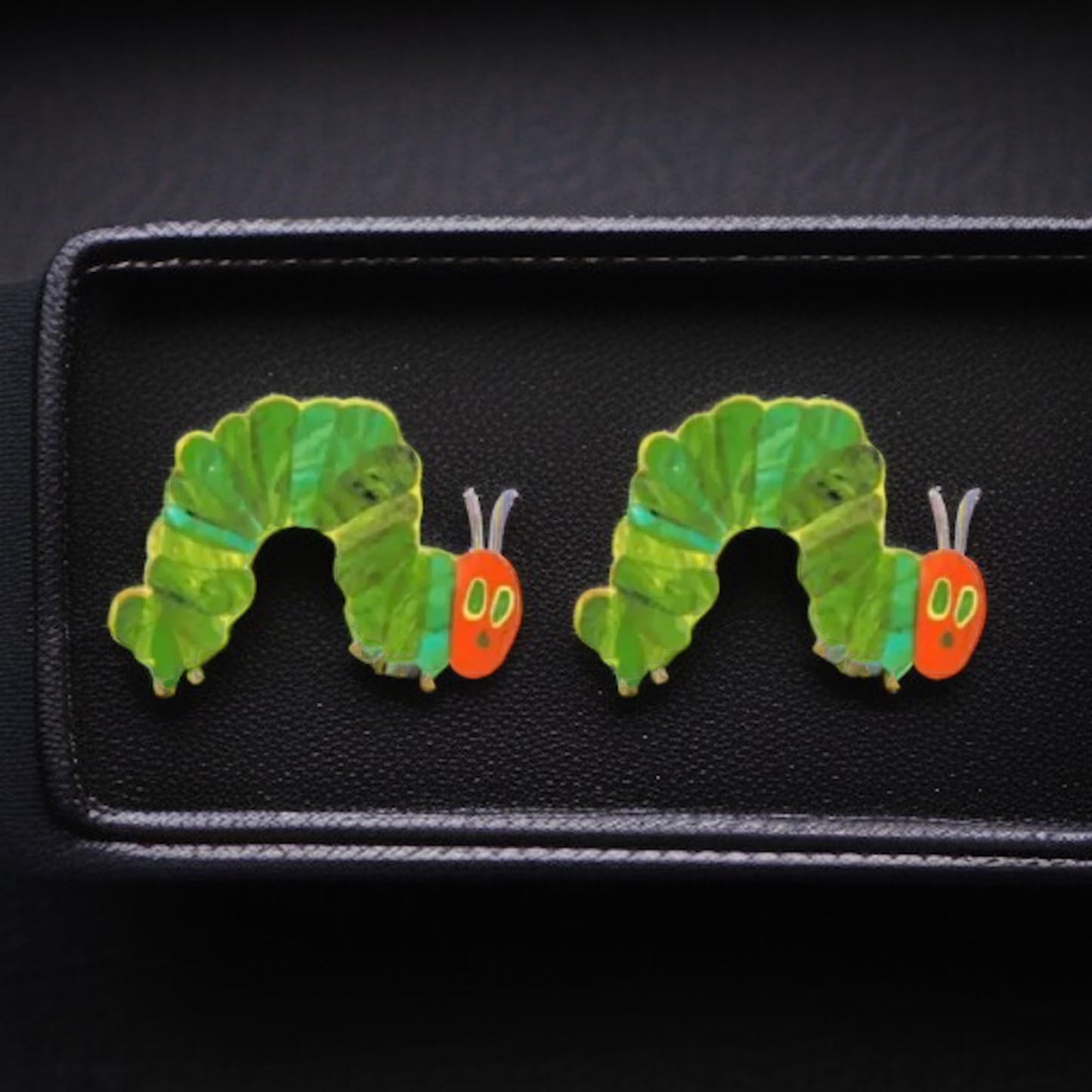 Charming Caterpillar Stud Earrings – A Whimsical Treat for All Ages!🐛