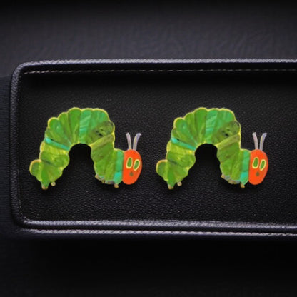 Charming Caterpillar Stud Earrings – A Whimsical Treat for All Ages!🐛