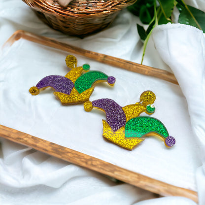 Sparkle & Shine: Festive Mardi Gras Earrings in Four Stunning Styles! - Rhythms of Grace Creative