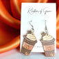 Pumpkin Spice & Everything Nice Earrings 🎃☕ - Rhythms of Grace Creative