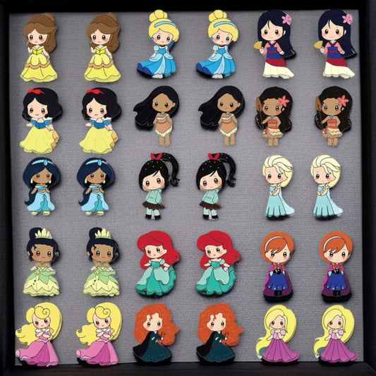 Enchanting Cartoon Princess Stud Earrings - Sparkle Like Royalty! 👑