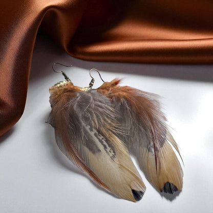 Feather Dangle Earrings – Boho Chic in Every Color! 🪶