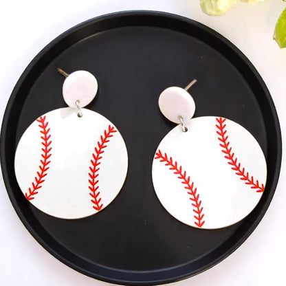 Score Big with Sports-Themed Dangle Earrings!